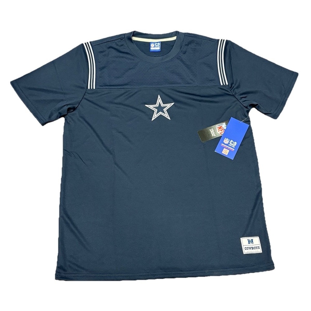 Men's Dallas Cowboys NFL Navy Jersey Large New With Tags